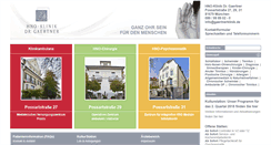 Desktop Screenshot of gaertnerklinik.de