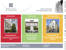 Tablet Screenshot of gaertnerklinik.de